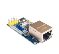 Módulo de Red Ethernet W5500, Controlador de Hardware TCP/IP de 3.3V, Programación de Microcontroladores 51/STM32 sobre TCP/IP, Superior al W5100