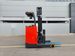 24V 2,0 ton elektrische vorkheftruck CQD-20D-50 50S zijdelings staande reachtruck met polyurethaanbanden - Product Image 1