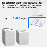 Cartucho de Tóner MICR Compatible con IBEST, Canon 120 2617B001, Compatible con Canon ImageCLASS D1120 D1150 para Impresión de Cheques Bancarios