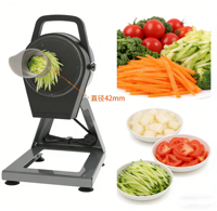 Machine de traitement des légumes commerciale, coupe-échalote électrique, trancheuse à anneaux pour oignon vert et piment, pour la restauration et les restaurants