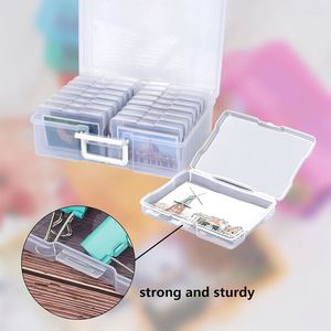Transparent PP Injection Molded Rectangle Clothing <b>Storage</b> Case <b>Photo</b> Keeper Multifunctional Stackable - Product Image 3