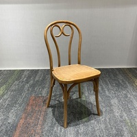 Moderne, Langlebige, Stapelbare Holzoptik-Kunststoffstühle für Veranstaltungen, Hotels, Bankette, Cafés und Restaurants