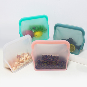 Sac de voyage réutilisable en silicone de grande capacité, de qualité alimentaire, pour bébés et enfants, sac de rangement en silicone - Product Image 3