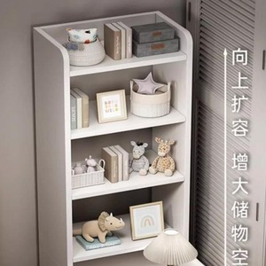Cross-border e-commerce bedside <b>table</b>, simple and modern home bedroom bedside <b>table</b>, <b>tall</b> bookshelf storage <b>table</b>, storage - Product Image 3