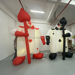 Cartas de Póker Inflables Gigantes, Modelo Realista de Póker Inflable para Eventos y Fiestas - Product Image 1