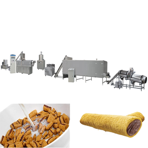 Machine d'extrusion pour snacks de maïs soufflé, snacks fourrés au maïs, ligne de production de snacks fourrés au maïs, au fromage, au chocolat et aux confitures - Product Image 1