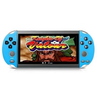 Consola de Videojuegos X7PLUS de 5.1 Pulgadas con Doble Joystick, Juegos Retro Integrados, Compatible con Juegos de Arcade, Salida de Video/Música AV, Regalo para Niños