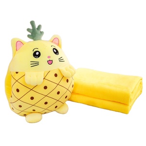 Dễ Thương Động Vật Loạt 3 Trong 1 Tay Ấm Hơn Gối Trẻ Em Quà Tặng Văn Phòng Gối Thỏ Búp Bê Sang Trọng Đồ Chơi Điều Hòa Không Khí Chăn Gối - Product Image 2