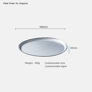 Teglie in Alluminio Usa e Getta 18 Pollici 460*20mm 150g Contenitori in Alluminio per Alimenti Teglia Usa e Getta per Torte - Product Image 2