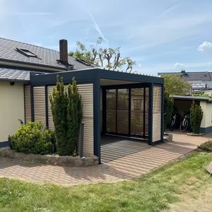 Kits de <span class=keywords><strong>pergola</strong></span> 3x3 3x4 3x5 3x6 4x3 4x4 4x5 4x6 5x3 <span class=keywords><strong>5x4</strong></span> <span class=keywords><strong>Pergola</strong></span> en aluminium motorisée bioclimatique à lames orientables avec écran - Product Image 3