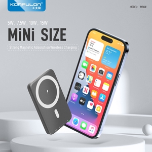 ผลิตภัณฑ์มาแรงปี 2024 แบตสำรองขนาดเล็ก 5000mah แบบแม่เหล็ก รองรับการชาร์จไร้สาย Pd15w Max Type-C สำหรับ <span class=keywords><strong>iPhone</strong></span> - Product Image 3