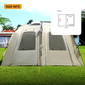 <b>Large</b> Space Waterproof Family <b>Tent</b> with Easy Setup, Lightweight & Durable Design for Hiking, Travel & Outdoor Activities 4-5 - Product Image 5