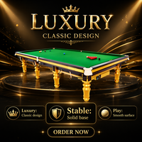 Table de billard standard internationale à 6 poches, tissu en laine verte, usage professionnel pour les matchs