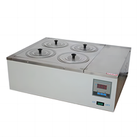 Panci Air Elektro-Termostatik 3L dengan Wadah Dalam Stainless Steel, RT 5-100C, Timer, Pemanas Bawah, Konveksi Air Alami, 220V 50Hz