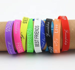 Bracelet en silicone personnalisé, écologique, style religieux, pour mariage, unisexe, Saint-Valentin, promotionnel, bracelet de poignet imprimé - Product Image 1