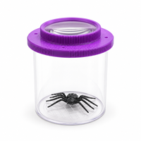 Dispositif d'observation des insectes bidirectionnel pour enfants, loupe, jouet d'observation et de collecte d'insectes HD pour l'extérieur