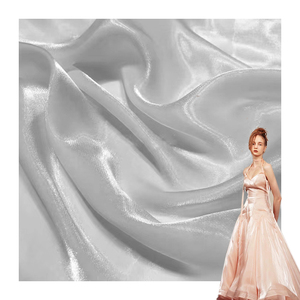 Tela <span class=keywords><strong>de</strong></span> Satén Líquido Reciclado a Precio <span class=keywords><strong>de</strong></span> Fábrica, Tela <span class=keywords><strong>de</strong></span> Organza <span class=keywords><strong>de</strong></span> Satén <span class=keywords><strong>de</strong></span> <span class=keywords><strong>Seda</strong></span> Elástica Brillante Cristal para Vestido <span class=keywords><strong>de</strong></span> Novia - Product Image 1