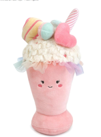 Produsen Mainan Boneka Es Krim Plush Custom OEM ODM, Boneka Dessert Lucu, Boneka Plush Lembut, Hadiah & Mainan Promosi