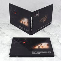 Nouveauté promotionnelle : Livre vidéo pour cadeau de mariage, cartes d'invitation de mariage avec écran LCD