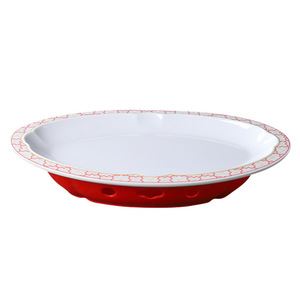 Plato Ovalado para Pescado al Vapor, de Melamina Irrompible, Apto para Microondas, Bandeja para Servir en Restaurantes - Product Image 5