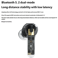 Écouteurs intra-auriculaires TWS 5.2 ANC à réduction de bruit avec traducteur multilingue et interprétation simultanée 43