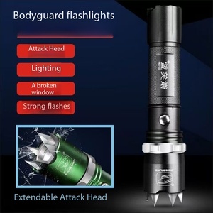 Lampe torche tactique A90 en alliage d'aluminium, LED à focalisation réglable, 100-1000 lumens, IP65, lampe de secours portative - Product Image 3