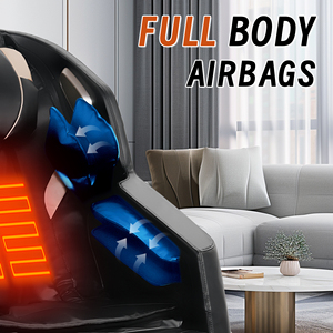Massage Chair <b>Recliner</b> with Zero Gravity and Full Body Air Pressure Electric Chair Modern Design for Living Room Home Furniture - Product Image 4