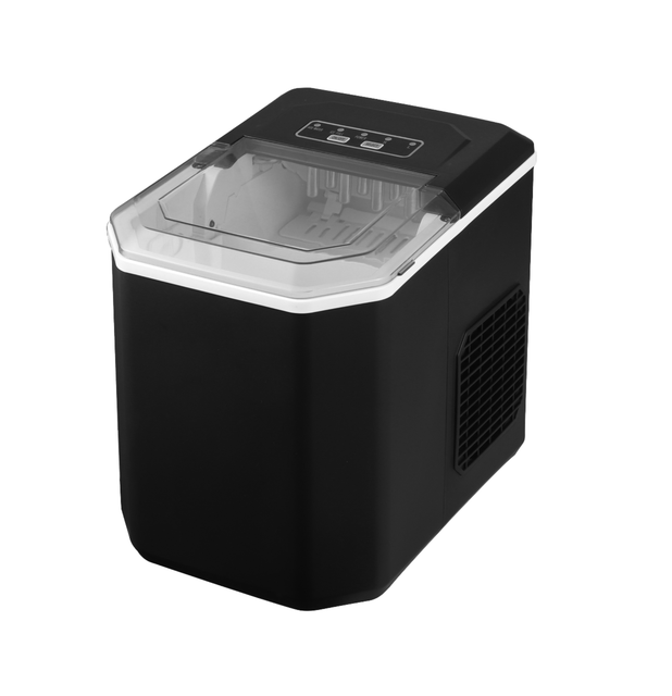 ZY Portable Counter-top Electric Ice Maker 12kg Plastic Housing Touchpad Control Energy Efficiency Class A+ 8 Mins Ice Car Hotel