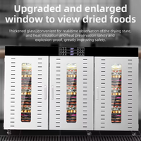72-Trays Enkelzones Commerciële Voedseldroger Mango Sinaasappel Appel Fruit Dehydrator Droogmachine