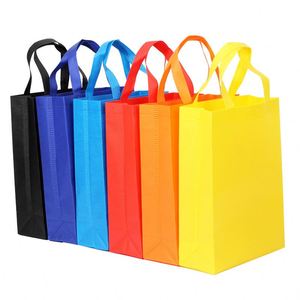 Bolsa de Compras Reutilizable Ecológica para Supermercado, Bolsa de Transporte de Tela No Tejida, Impresión Personalizada con Logotipo - Product Image 4