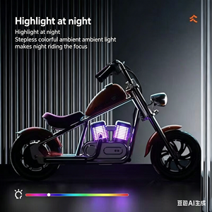 Motocicleta Elétrica Infantil 24V, Veículo Elétrico Mini Estilo Harley de 160W para Crianças, Moto Elétrica Infantil - Product Image 4
