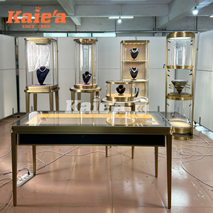 תכשיטי זכוכית בהתאמה אישית גבוהה להציג דלפק תצוגה מגדל מסתובב אוטומטי עבור תצוגה תכשיטים - Product Image 5