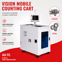 Machine de comptage et d'emballage mobile industrielle DGAX avec système PLC pour attaches, avec impression de la taille du sac