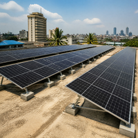 Module solaire bifacial TOPCon 590W à double vitrage avec Mitigation via Partenariat d'Assemblage Local, Marque Privée, pour Toitures en Afrique du Sud