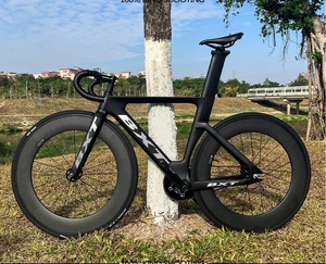<span class=keywords><strong>Bicicleta</strong></span> de Pista BXT de Fibra de Carbono, Elegante, 700C*28C, Diseño Aerodinámico, Juego de Ruedas de Disco de Carbono Ultraligero, <span class=keywords><strong>Bicicleta</strong></span> de Piñón Fijo de Una Velocidad Discreta - Product Image 1