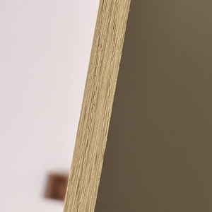 Stylo porte-crayon presse-papiers écriture <span class=keywords><strong>Menu</strong></span> conseil vérifier présentateur bois naturel A4 lettre taille bois presse-papiers - Product Image 4