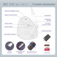 Amour fou DMJ-210 nouveau Design électrique perceuse à ongles manucure pédicure Kit 0-35000 tr/min