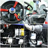 Livraison gratuite Tracteur agricole diesel 4x4 Epa 50hp 80hp 100hp 120hp 180hp Kirghizistan Ce Tracteur agricole 4 roues