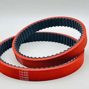Correas Dentadas de Distribución para Maquinaria Agrícola 240L 270L S8M T5 T10 560 530 con Recubrimiento de Goma Roja y Verde, Correa Síncrona para Máquina Empacadora - Product Image 1
