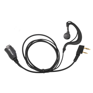 Auriculares ET-ER20 con PTT de 2 pines y auricular ajustable para la serie Baofeng, accesorio para radio portátil TK-3360 TK-2407 TK-3407 TC-620 - Product Image 1