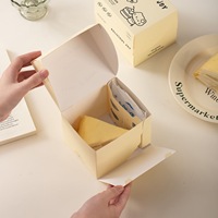 Boîtes d'emballage alimentaire écologiques pour mini-gâteaux de 2-3 pouces, desserts, mousses, gâteaux à étages, pâtisseries