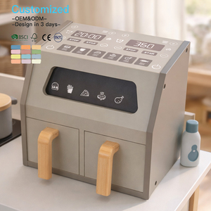 EDULAND OEM ODM CE CPC <span class=keywords><strong>Juguete</strong></span> <span class=keywords><strong>de</strong></span> <span class=keywords><strong>Cocina</strong></span> <span class=keywords><strong>de</strong></span> <span class=keywords><strong>Madera</strong></span> Montessori, Juego <span class=keywords><strong>de</strong></span> Freidora <span class=keywords><strong>de</strong></span> Aire para Niños, Pintura Ecológica, <span class=keywords><strong>Cocina</strong></span> Realista, Juego <span class=keywords><strong>de</strong></span> Imitación - Product Image 2