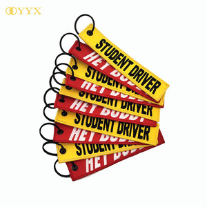 Tissu tissé bon marché de mode personnalisée Porte-clés de <span class=keywords><strong>vol</strong></span> avec logo étiquette jet - Product Image 3