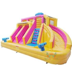 <span class=keywords><strong>Casa</strong></span> Inflable Comercial de PVC <span class=keywords><strong>con</strong></span> Toboganes Dobles, Castillo Inflable <span class=keywords><strong>con</strong></span> <span class=keywords><strong>Piscina</strong></span> y Trampolín Combinado para <span class=keywords><strong>Alquiler</strong></span> - Product Image 3