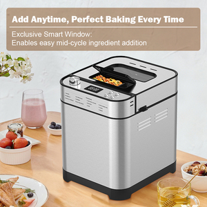 Panificadora de Lujo SOHEF, Acero Inoxidable Pulido, Funcionamiento Silencioso, 25 Menús Gourmet, Eleva el Nivel de tus Electrodomésticos de Cocina - Product Image 3