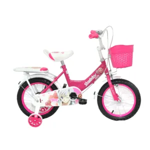 Logos personalizados, colores y tipos con diferentes pulgadas, con ruedas de entrenamiento de bicicletas para bebés y niñas