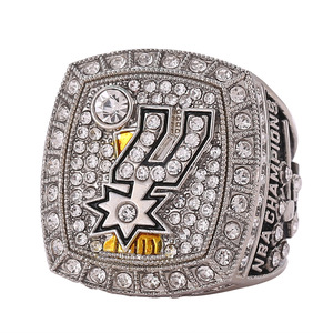 Anillo Conmemorativo del Campeonato de Baloncesto de los San <span class=keywords><strong>Antonio</strong></span> Spurs 2014, Anillo de Joyería de Moda de Aleación de Alta Calidad, Estilo Deportivo Popular - Product Image 2