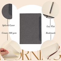 2024 fournitures scolaires papeterie A5 Pu cahier personnalisé planificateur cadeau couverture rigide en cuir Journal en cuir Journal en cuir matelassé dossiers