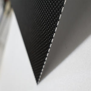 Grillage de sécurité perforé en tissu sergé, finition polie, revêtement en poudre, maille décorative diamantée, vente en gros - Product Image 6