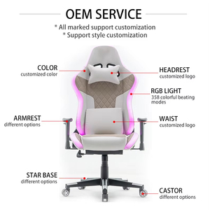 Silla <span class=keywords><strong>Gamer</strong></span> Reclinable <span class=keywords><strong>de</strong></span> Tela <span class=keywords><strong>de</strong></span> Alta Calidad y Económica 2026 con Altavoces Integrados para Oficina y Gaming - Product Image 2